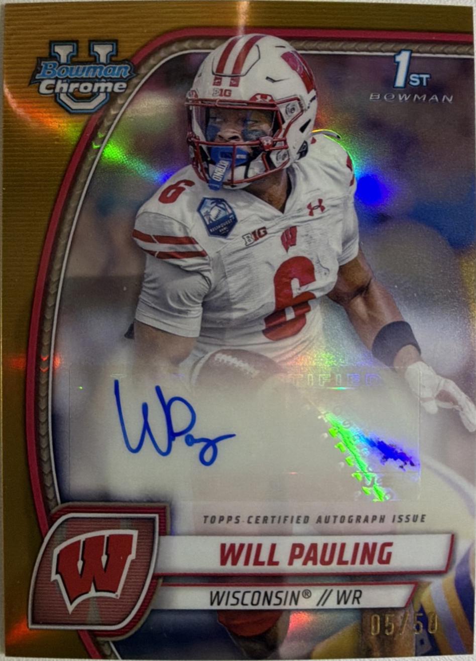 Will Pauling [Gold Refractor] #PA-WPA