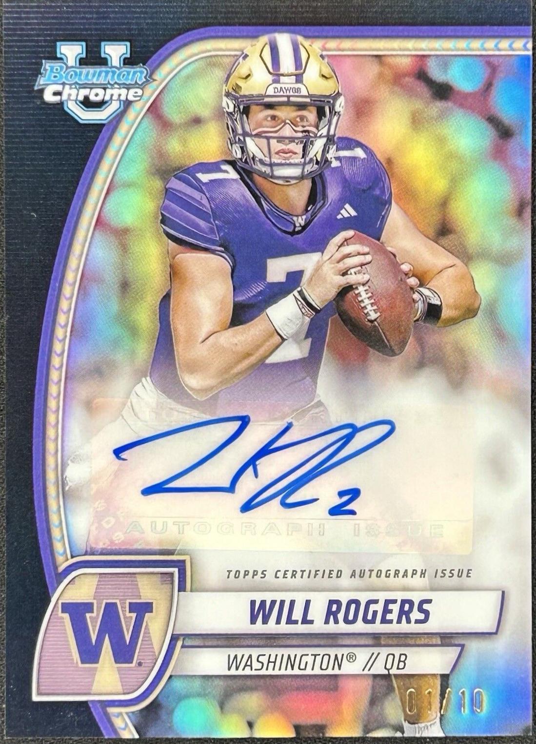 Will Rogers [Black Refractor] #PA-WRO
