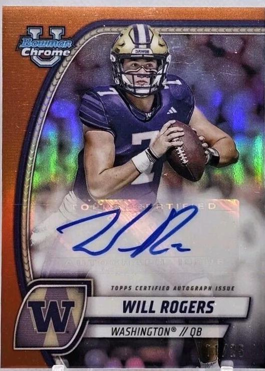 Will Rogers [Orange Refractor] #PA-WRO