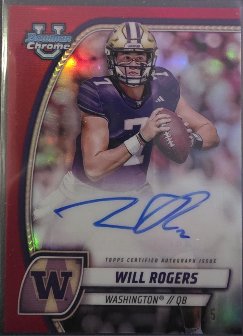 Will Rogers [Red Refractor] #PA-WRO