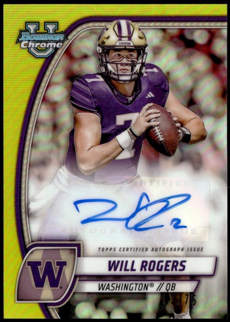 Will Rogers [Yellow Refractor] #PA-WRO