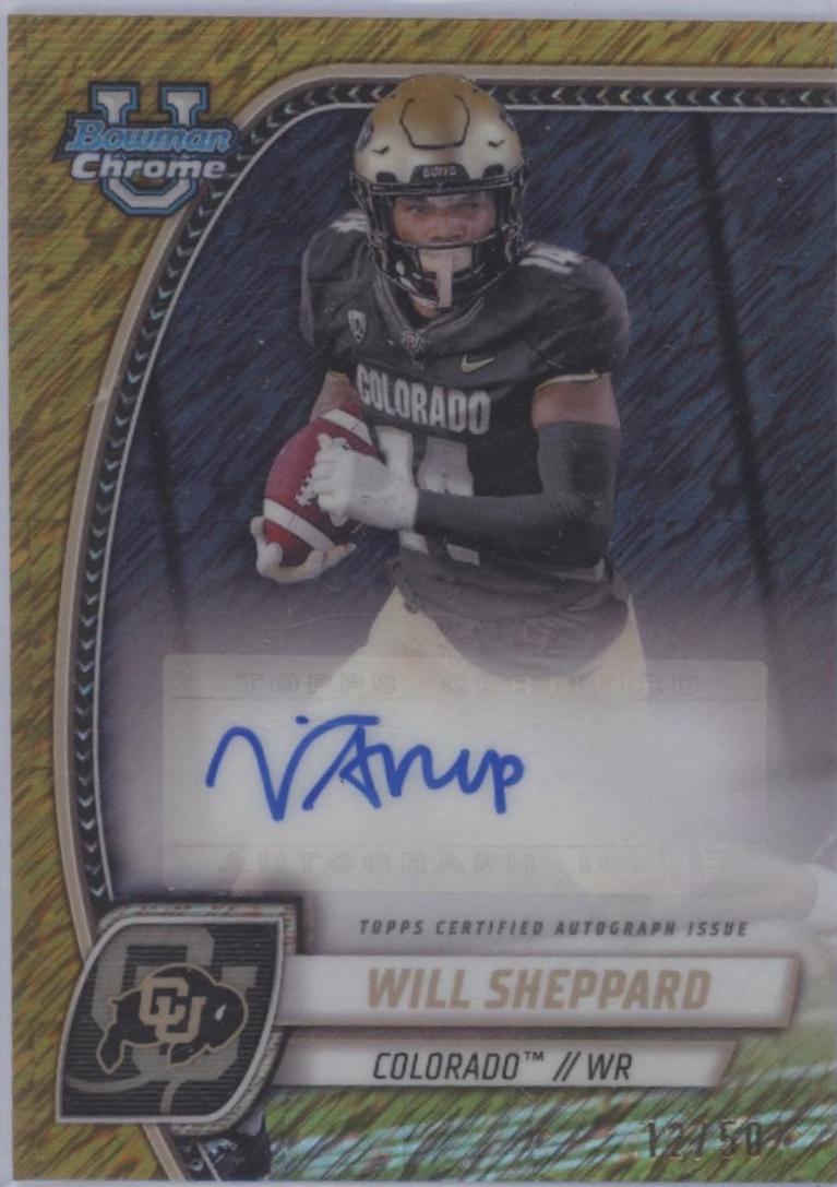 Will Sheppard [Gold Shimmer Refractor] #PA-WSH