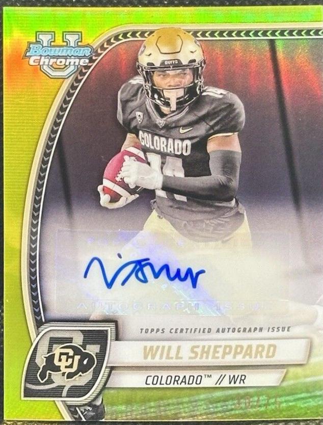 Will Sheppard [Yellow Refractor] #PA-WSH