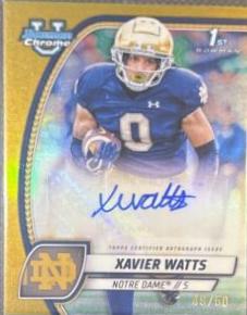 Xavier Watts [Gold Refractor] #PA-XWA