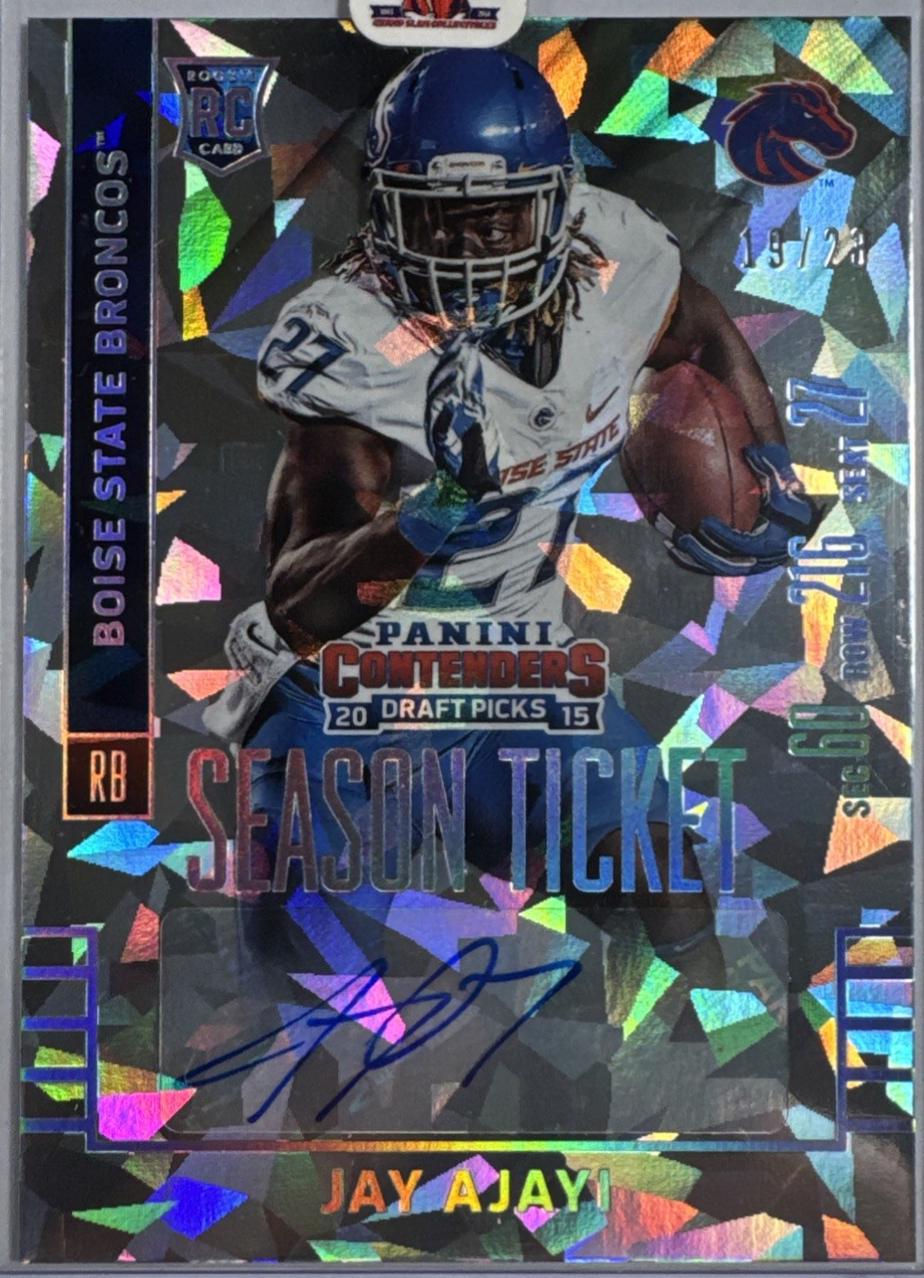 Jay Ajayi [Seat Autograph Cracked Ice Ticket] #124