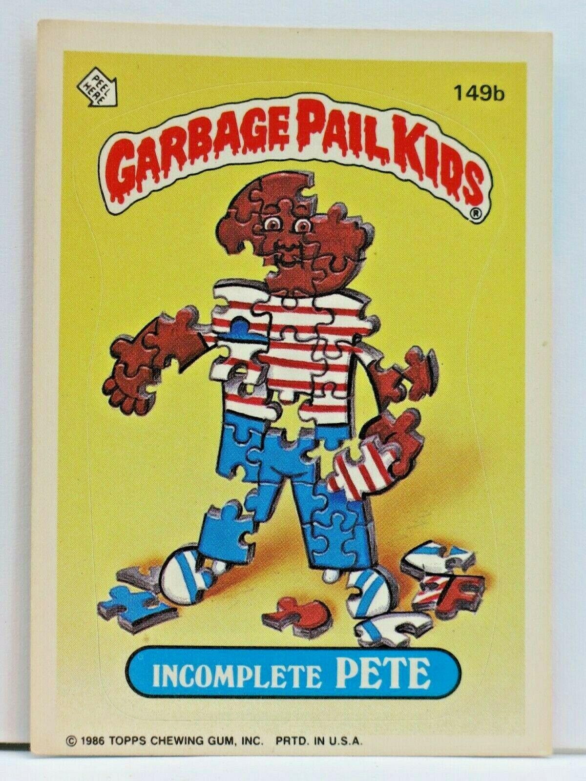 Incomplete PETE #149b
