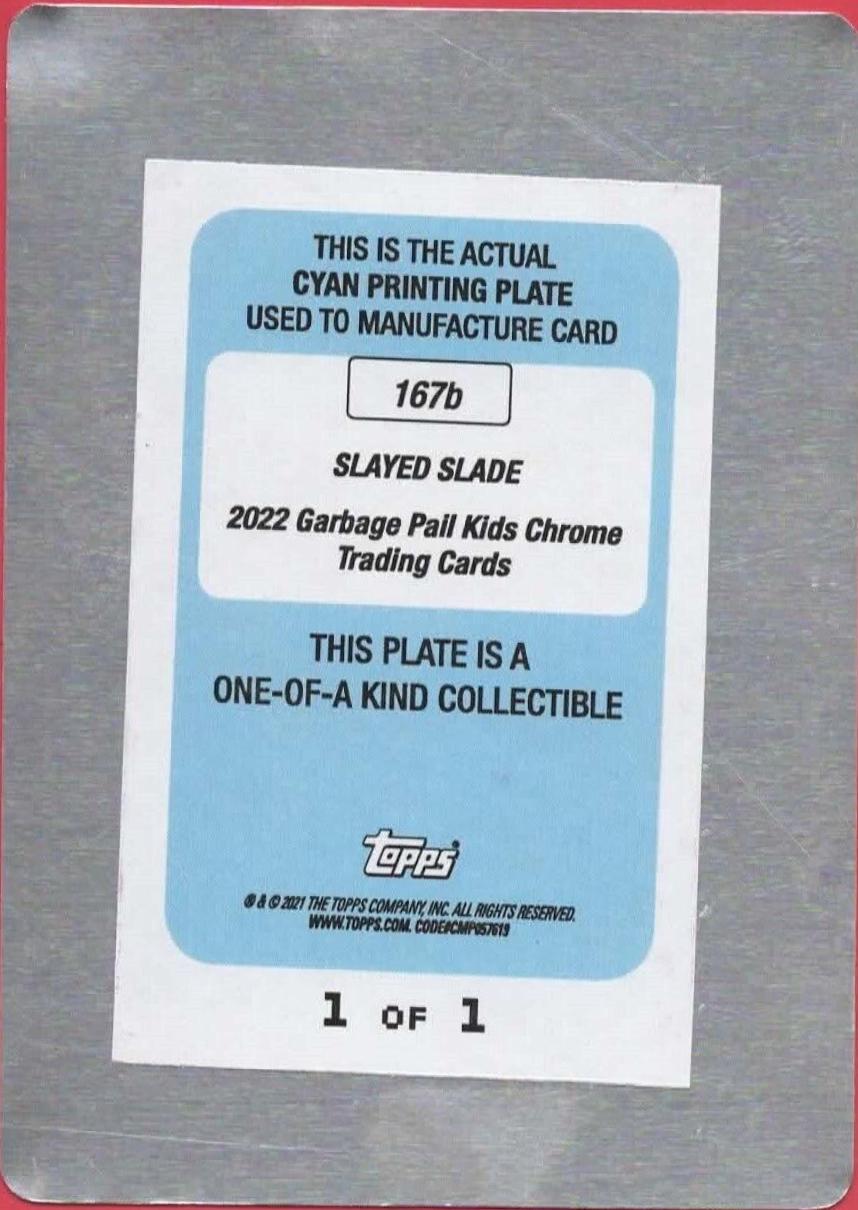 Slayed SLADE [Printing Plate] #167b