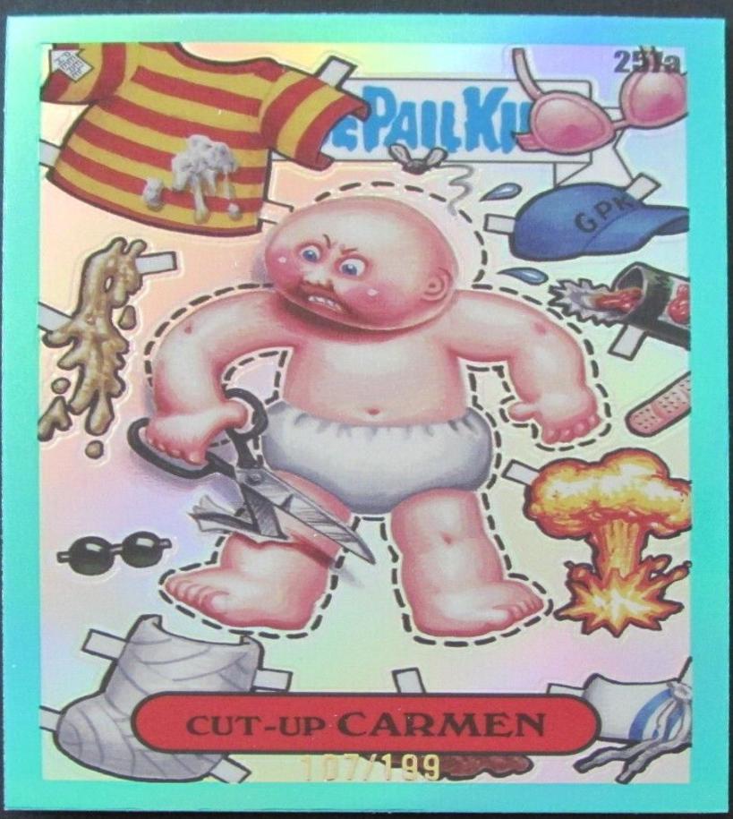 Cut-Up CARMEN [Aqua Refractor] #257a