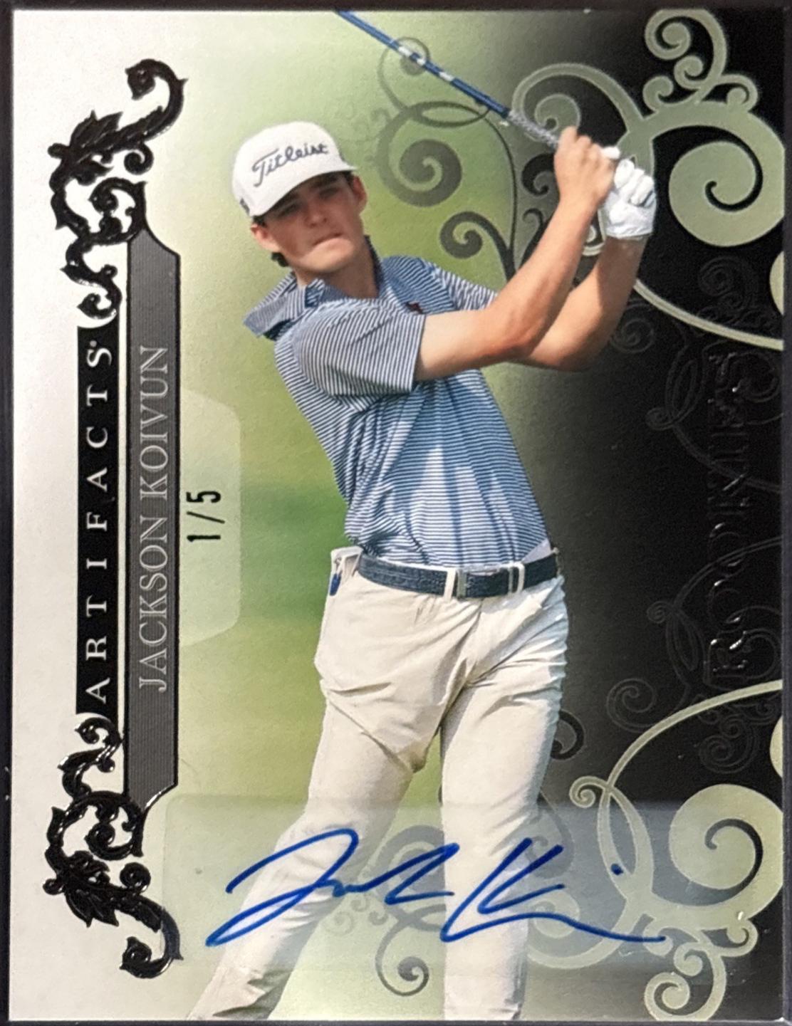 Jackson Koivun [Black Gold Spectrum Autograph] #74