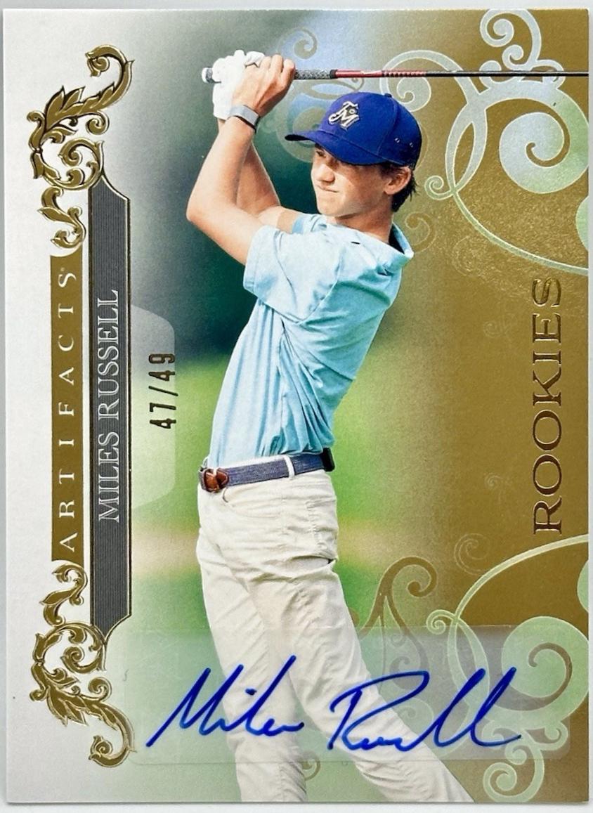 Miles Russell [Gold Spectrum Autograph] #79
