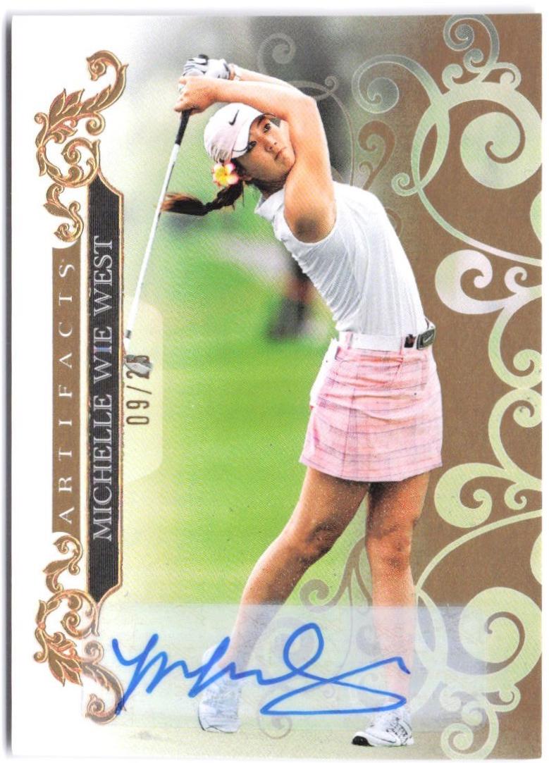 Michelle Wie West [Gold Spectrum Autograph] #17