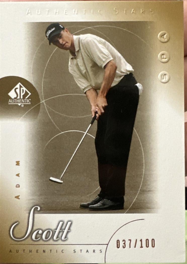 Adam Scott [Gold Authentic Stars] #48