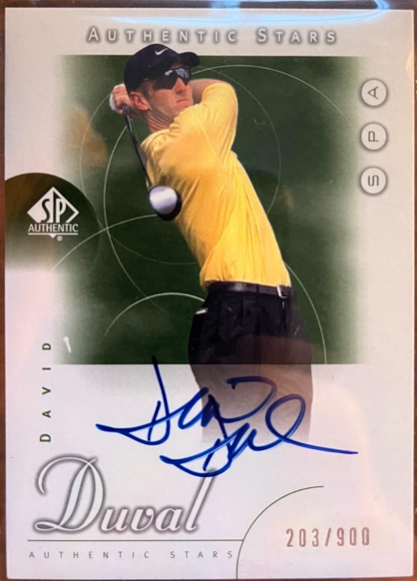 David Duval [Authentic Stars Autograph] #46