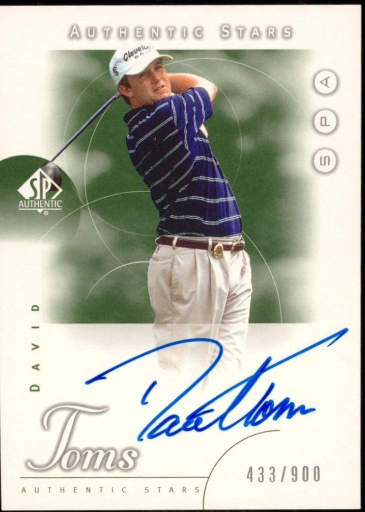 David Toms [Authentic Stars Autograph] #136