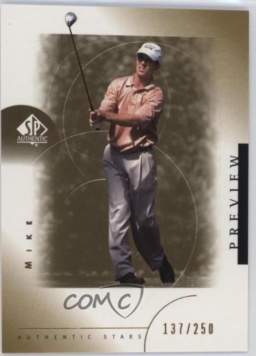 Mike Weir [Gold Authentic Stars] #50