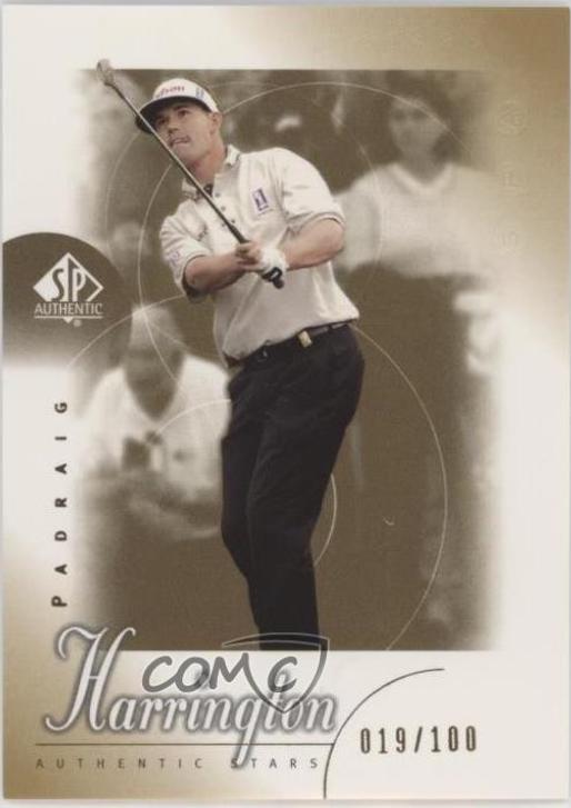 Padraig Harrington [Gold Authentic Stars] #83