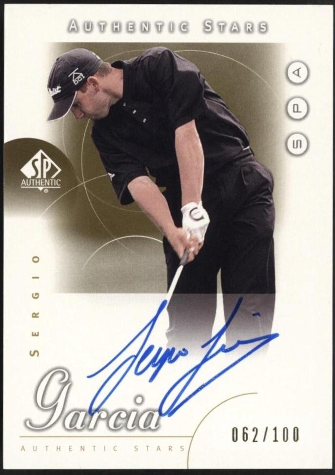 Sergio Garcia [Gold Authentic Stars Autograph] #62