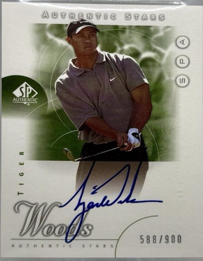 Tiger Woods [Authentic Stars Autograph] #45