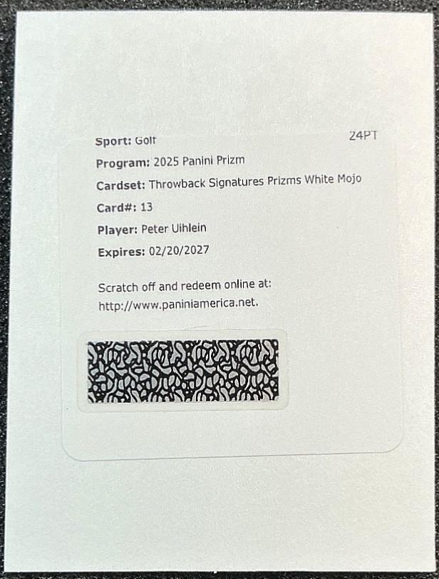 Peter Uihlein [White Mojo] #13
