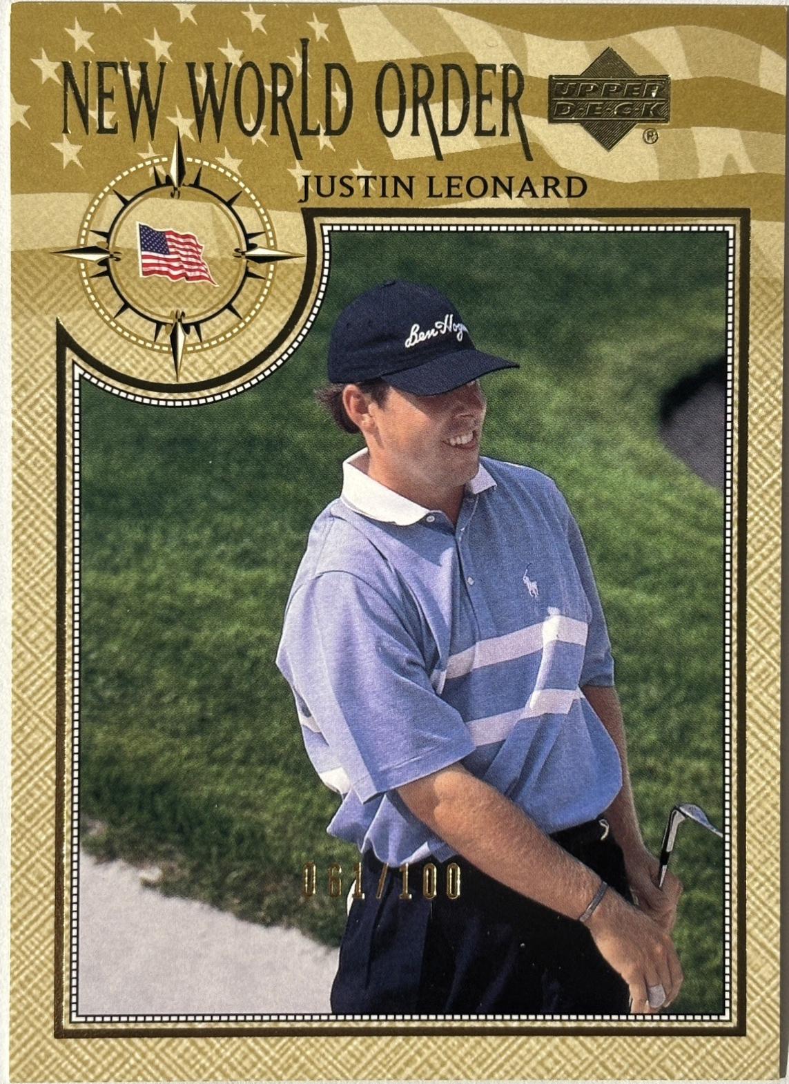 Justin Leonard [Gold] #80