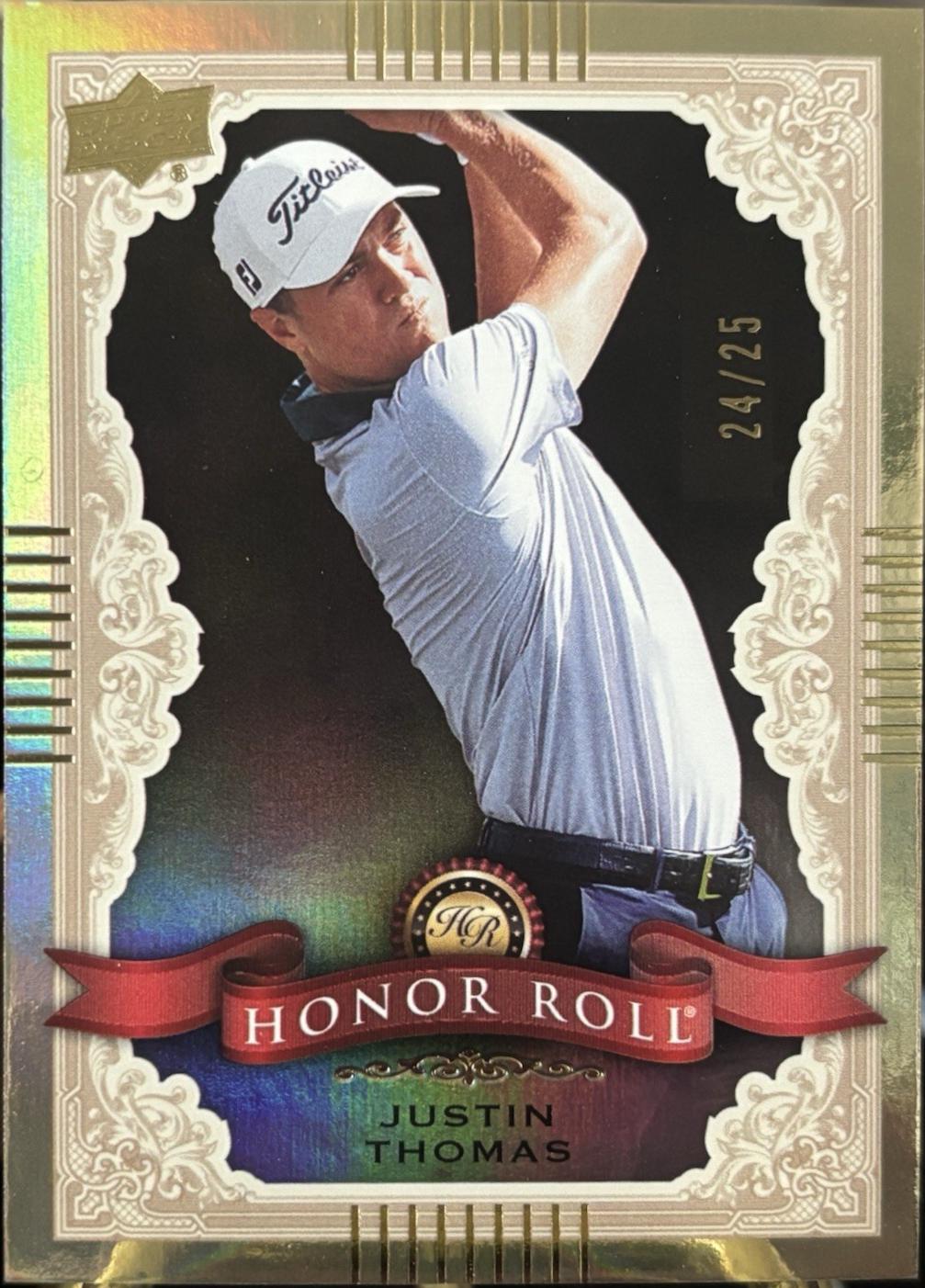 Justin Thomas [Gold Rainbow Foil] #HR-1