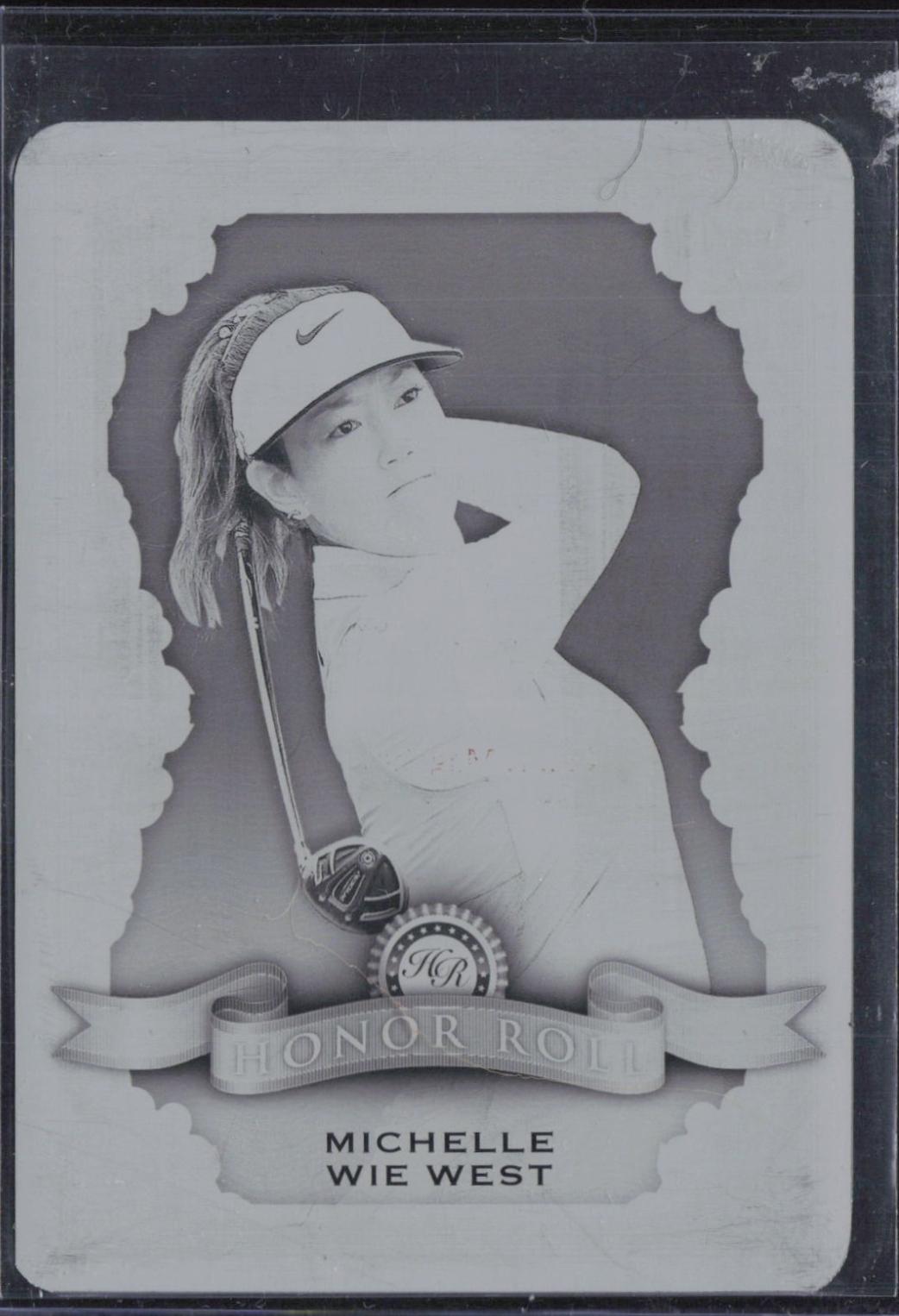 Michelle Wie West [Printing Plate] #HR-16