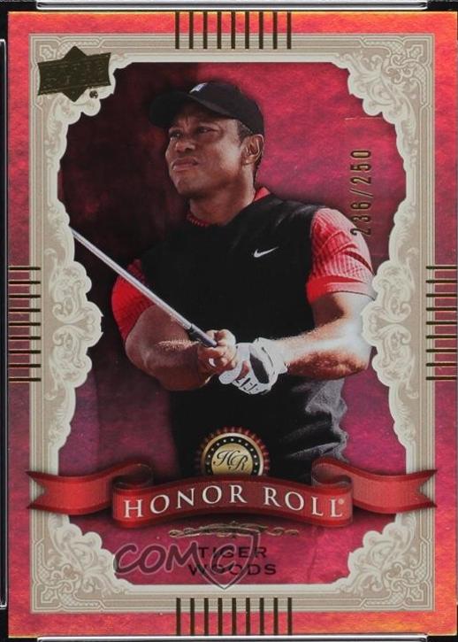Tiger Woods [Rainbow Foil] #HR-5