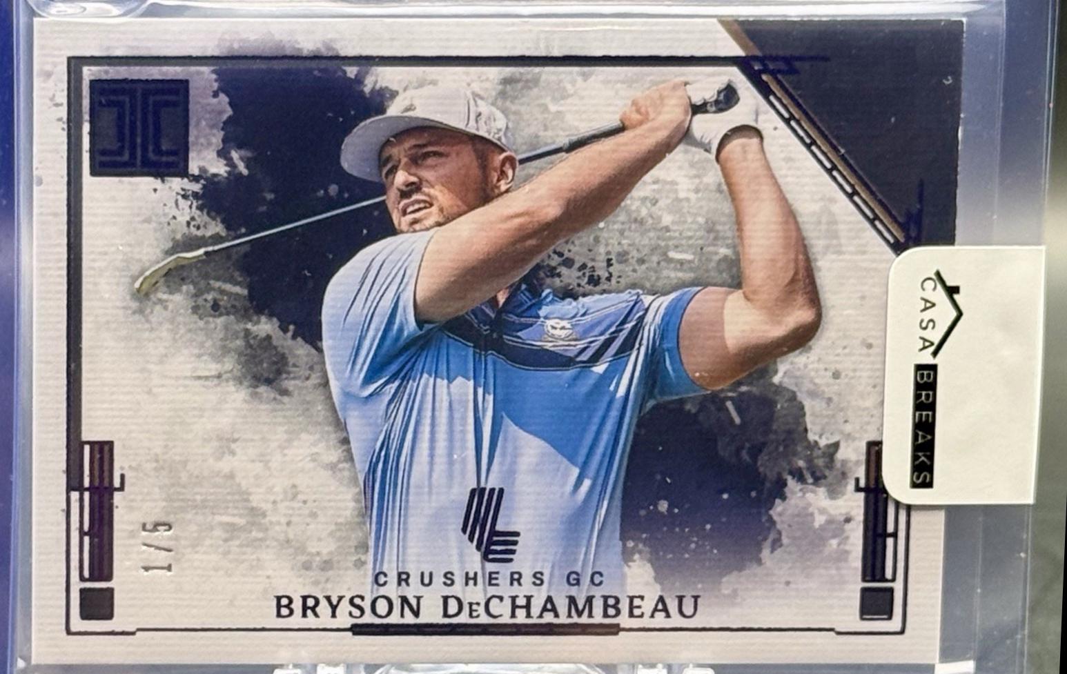 Bryson DeChambeau [Blue Photo Variation] #100
