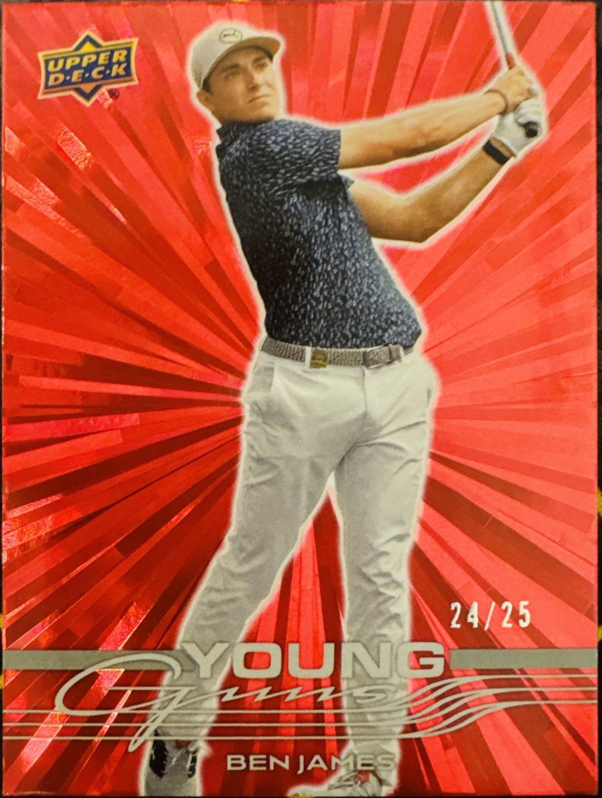Ben James [Outburst Red Young Guns] #113