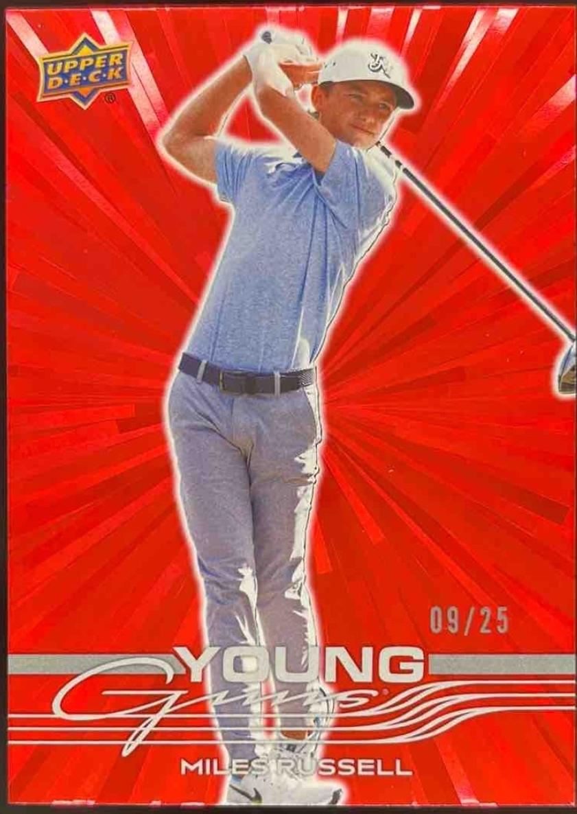 Miles Russell [Outburst Red Young Guns] #110