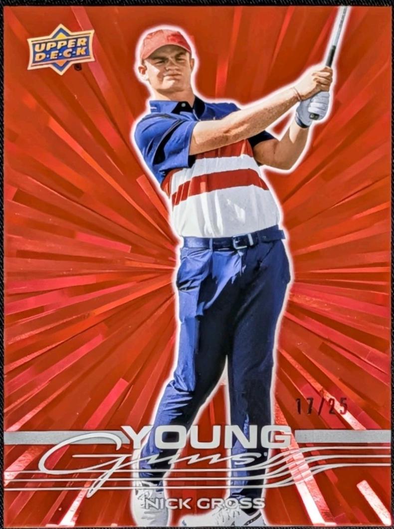 Nick Gross [Outburst Red Young Guns] #123