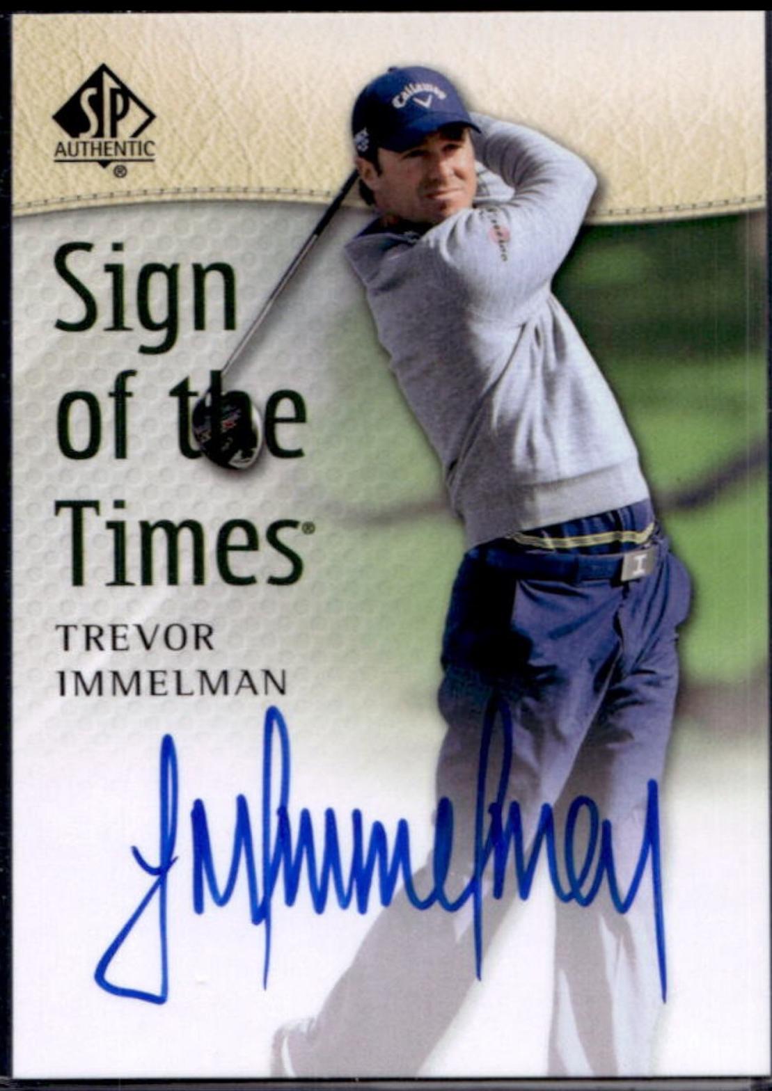 Trevor Immelman [Autograph] #SOTT-TI