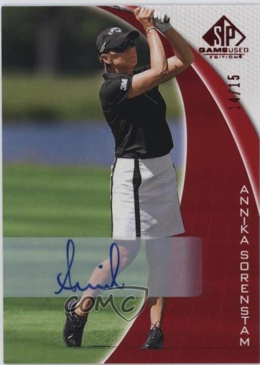 Annika Sorenstam [Red Autograph] #18