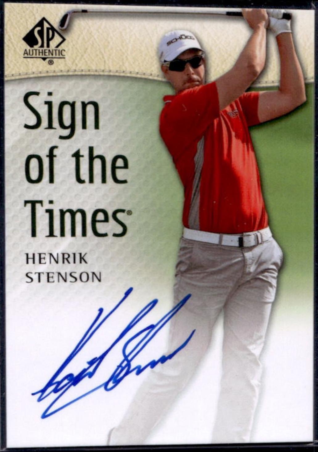 Henrik Stenson [Autograph] #SOTT-HS