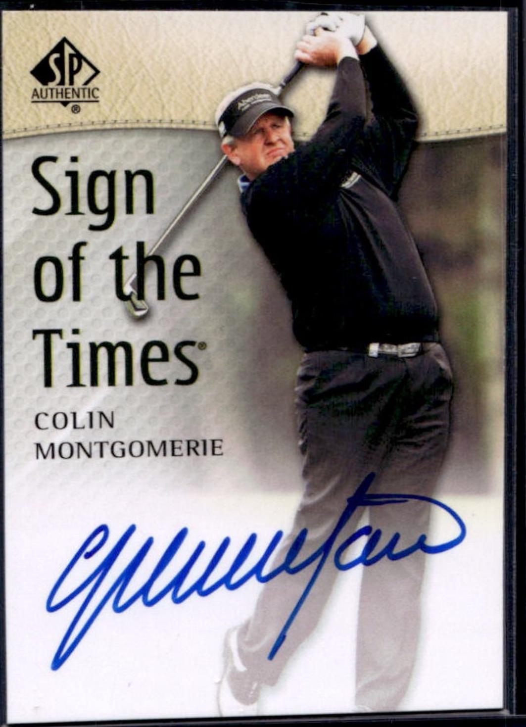 Colin Montgomerie [Autograph] #SOTT-CM