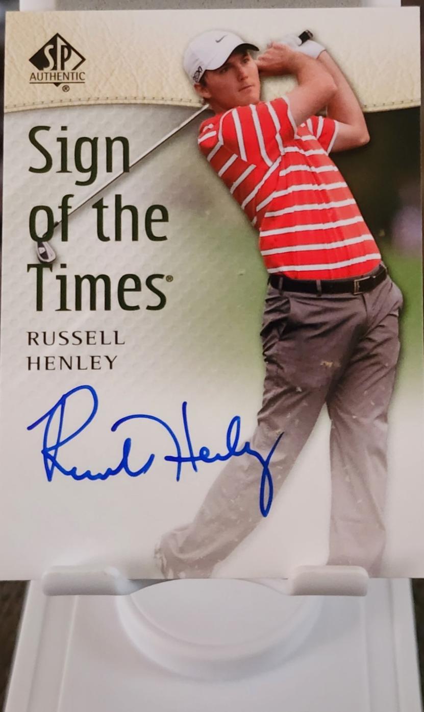 Russell Henley [Autograph] #SOTT-RH
