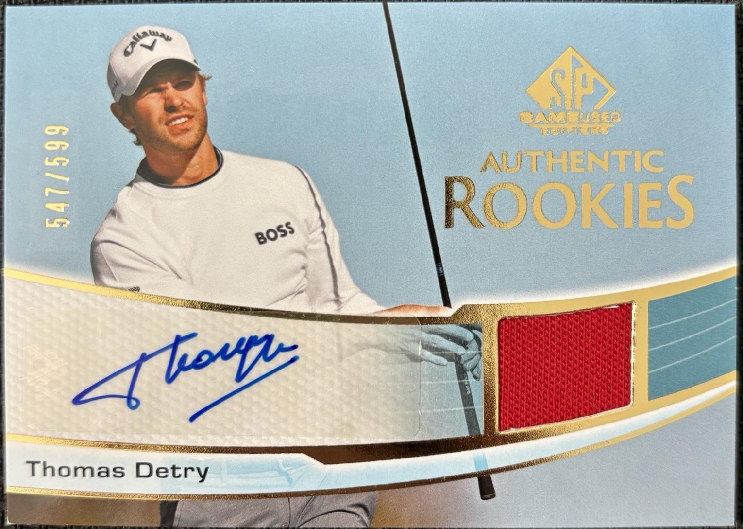 Thomas Detry [Autograph Shirt] #118