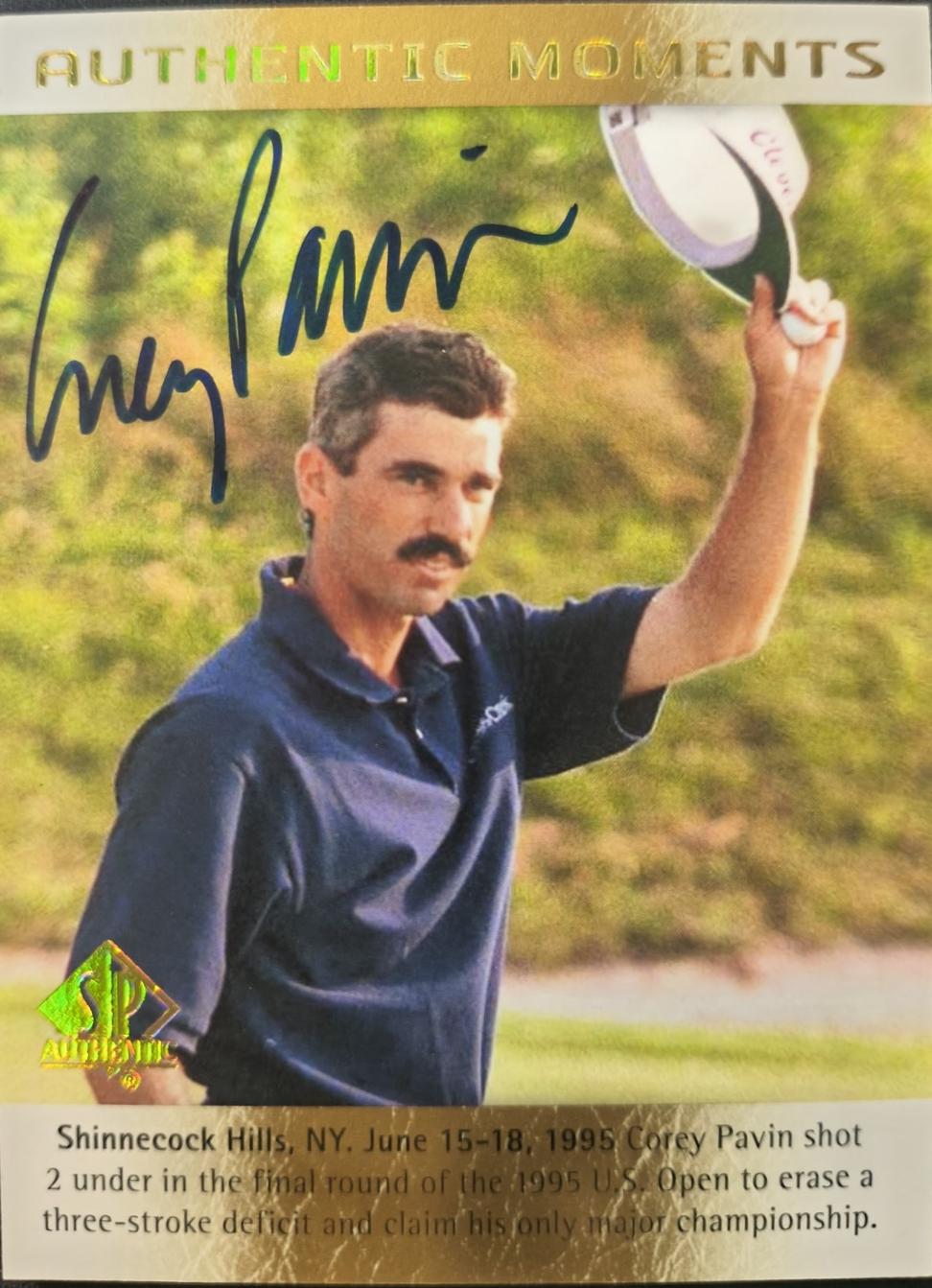 Corey Pavin [Authentic Moments Autograph] #56
