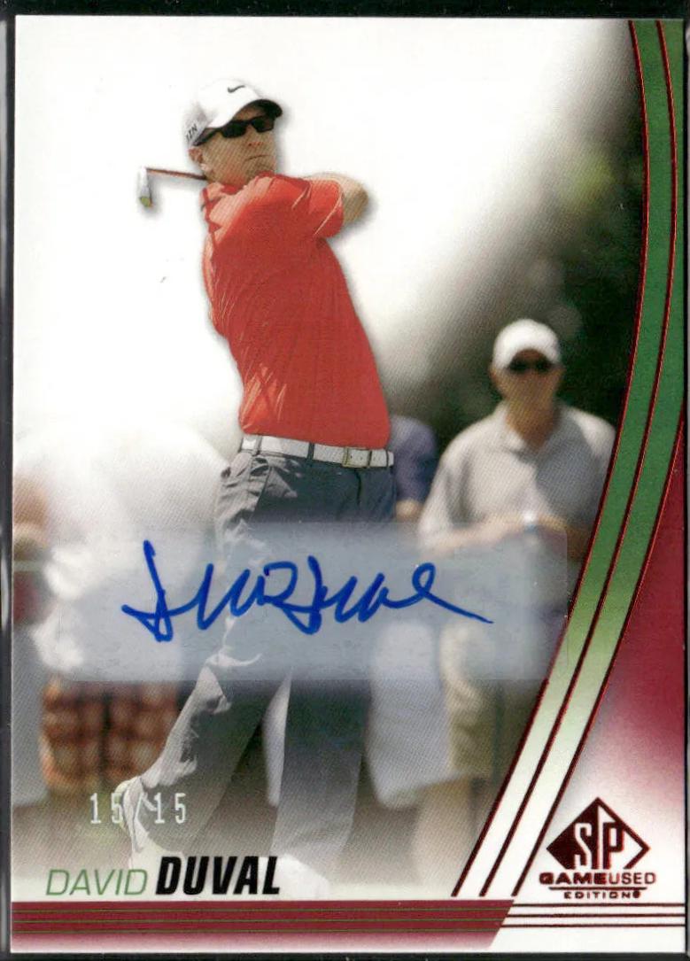 David Duval [Red Autograph] #18