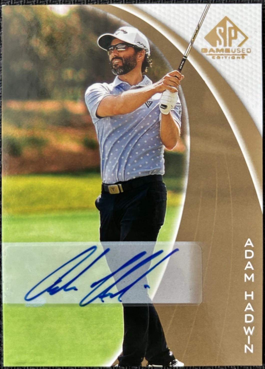 Adam Hadwin [Spectrum Autograph] #17