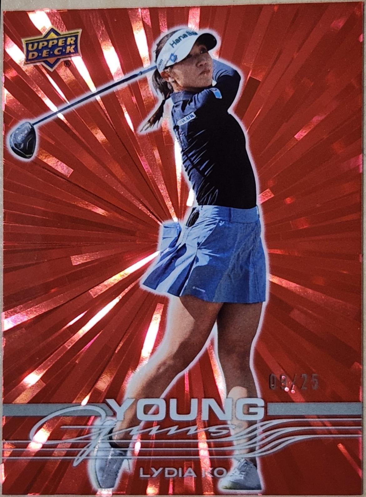 Lydia Ko [Outburst Red Young Guns] #104