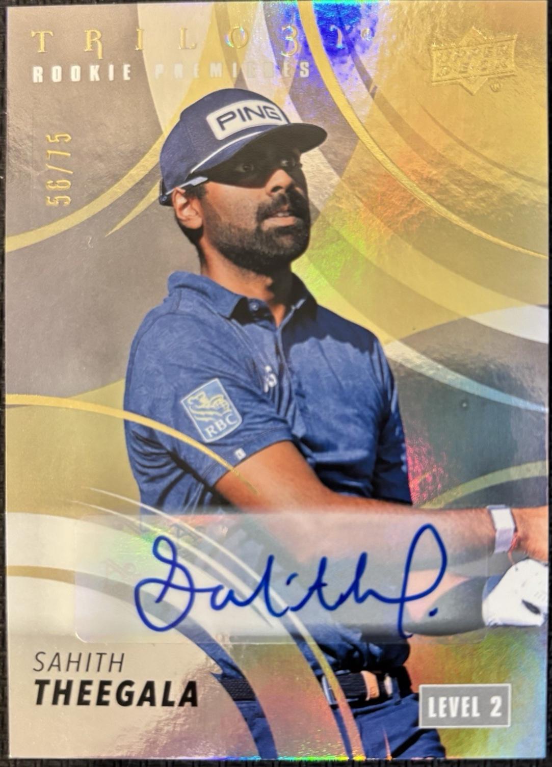 Sahith Theegala [Autograph] #24