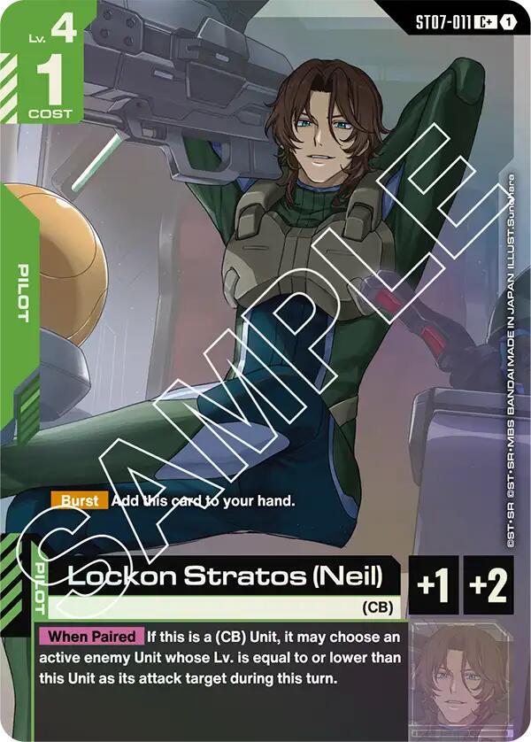 Lockon Stratos: Neil [Holo] #ST07-011