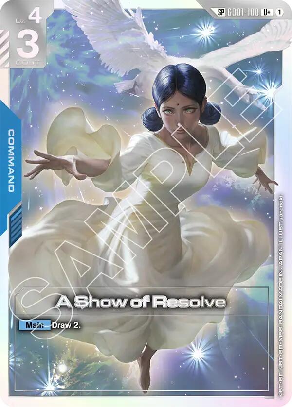 A Show of Resolve [SP Holo] #GD01-100