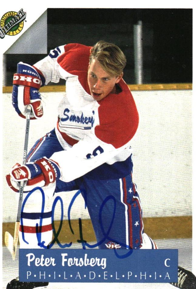 Peter Forsberg [Autograph] #5
