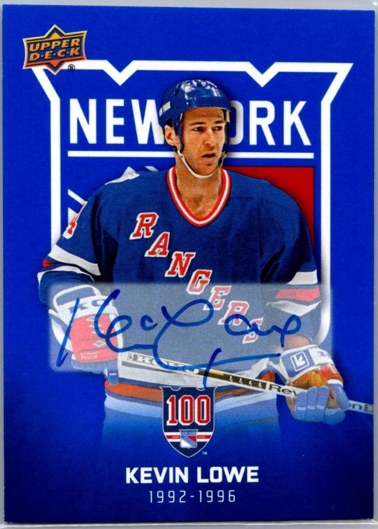 Kevin Lowe [Blue Autograph] #46
