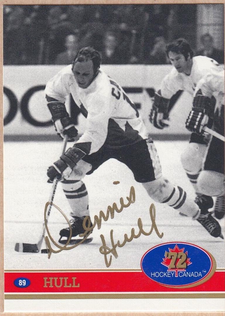 Dennis Hull [Gold Autograph] #89