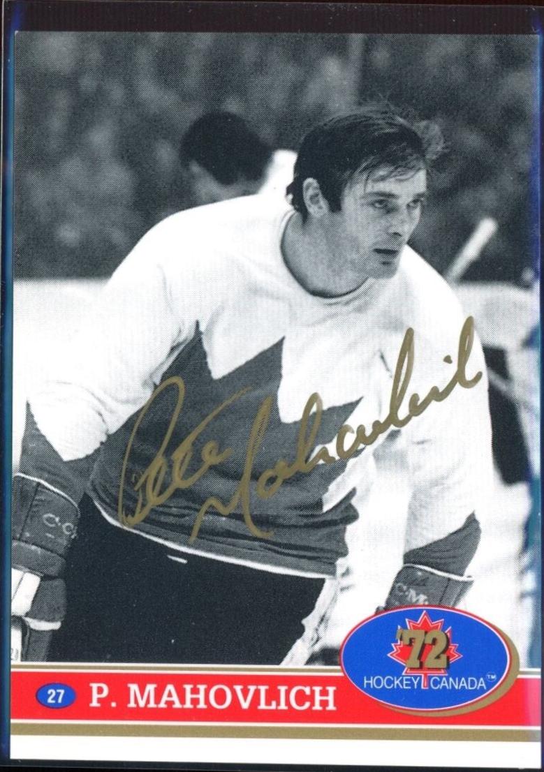 Peter Mahovlich [Gold Autograph] #27