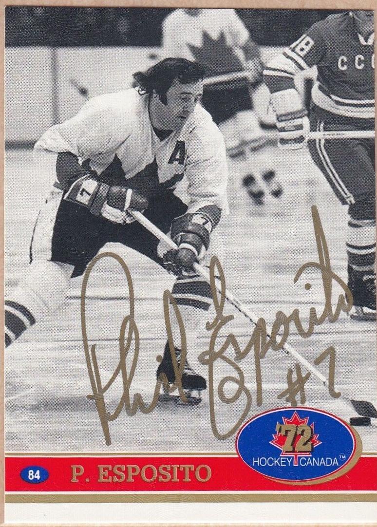 Phil Esposito [Gold Autograph] #84