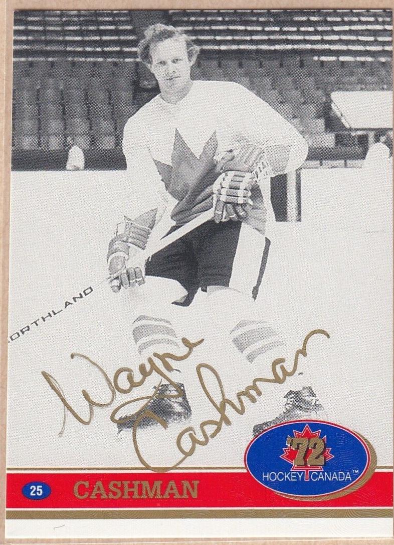 Wayne Cashman [Gold Autograph] #25